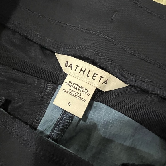 Athleta Floral Trekkie North Printed Jogger Pants Ethereal Bloom Cott - size 6 - Picture 6 of 9